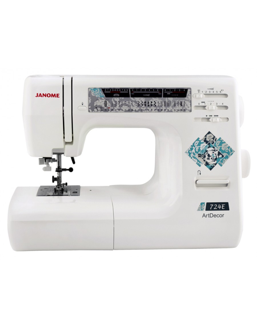 Швейная машина Janome ArtDecor 724E - ШВЕЙНЫЕ МАШИНЫ КУПИТЬ JANOME PFAFF  HUSQVARNA BERNINA VERITAS ELNA SINGER BROTHER JUKI JAGUAR ASTRALUX  ШВЕЙНО-ВЫШИВАЛЬНЫЕ МАШИНЫ ОВЕРЛОКИ MERRYLOCK ГЛАДИЛЬНЫЕ СИСТЕМЫ ELINASTAR  EUROFLEX ГЛАДИЛЬНЫЕ ПРЕССЫ ...